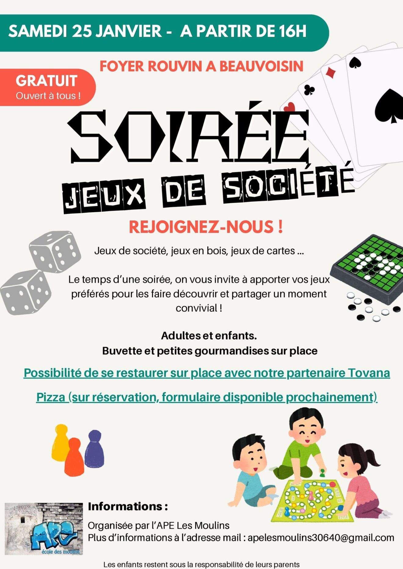 Soirée jeux beauvoisin - 25 janvier 2025