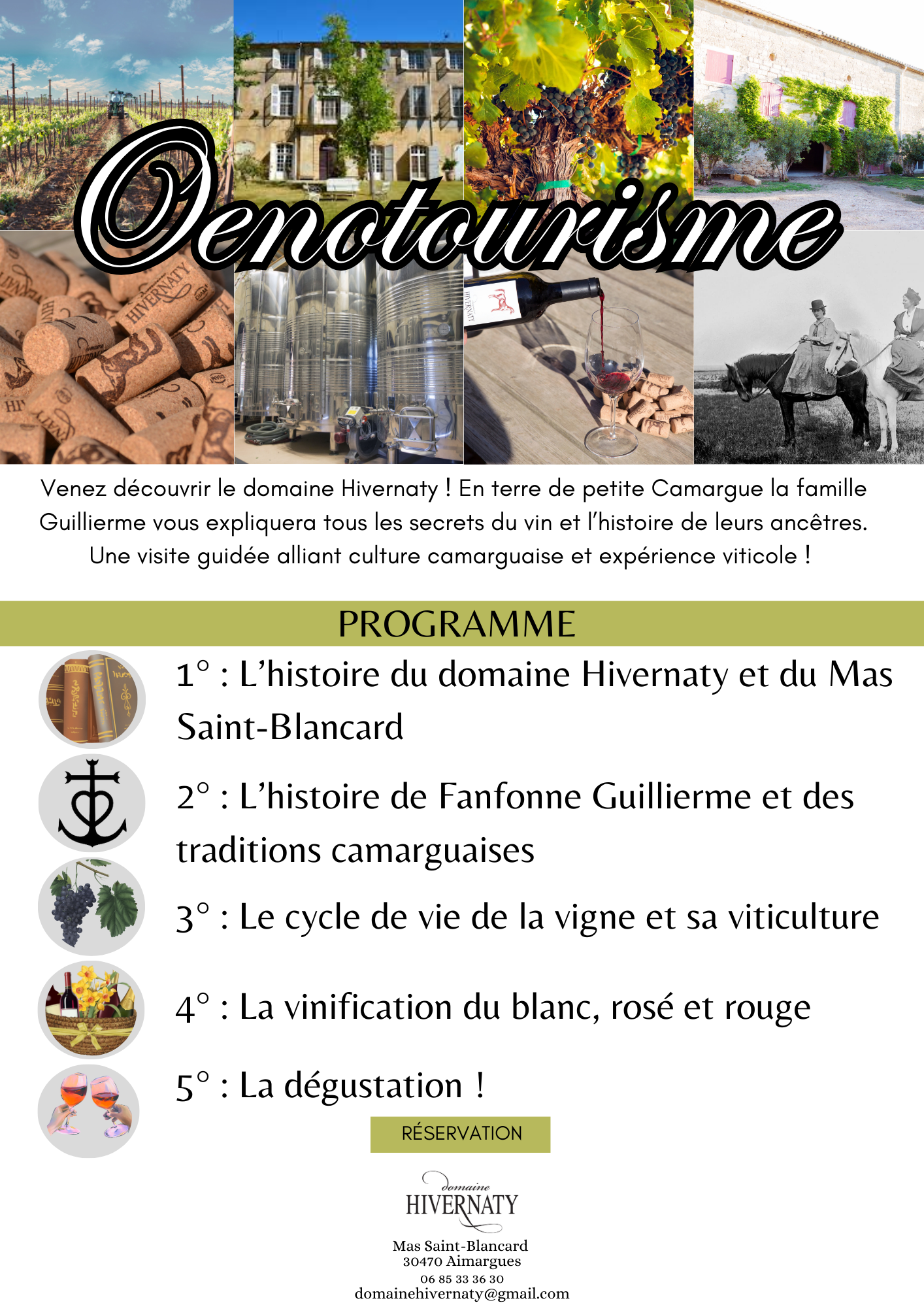 programme oenotourisme domaine hivernaty