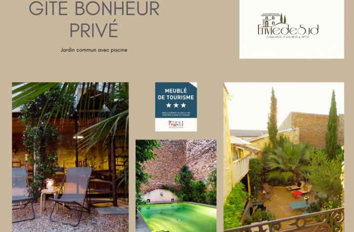 Furnished tourist rental envy of south Vauvert