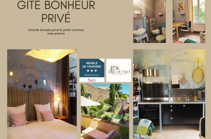 Furnished tourist rental envy of south Vauvert