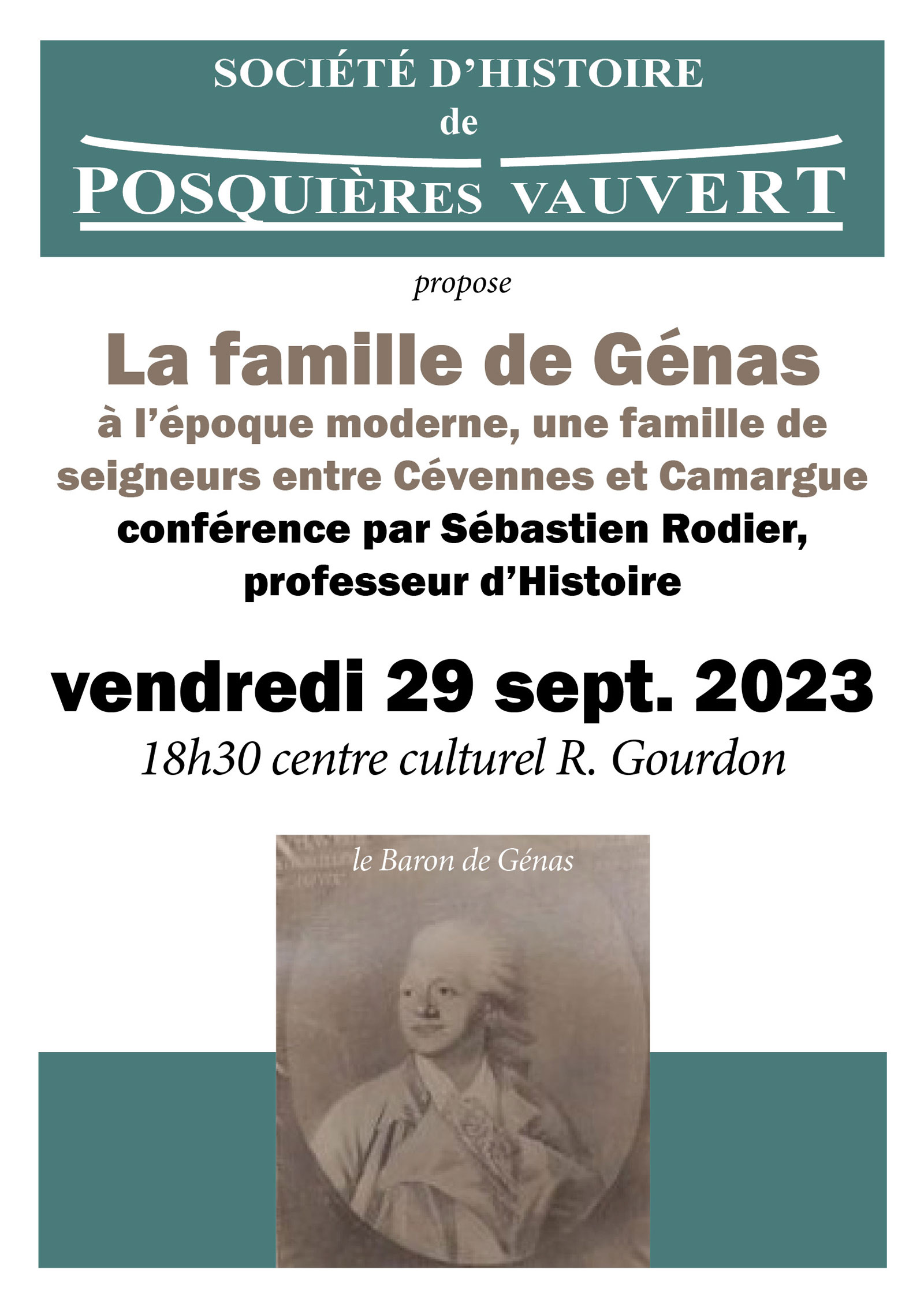 Affiche conference famille genas 2023