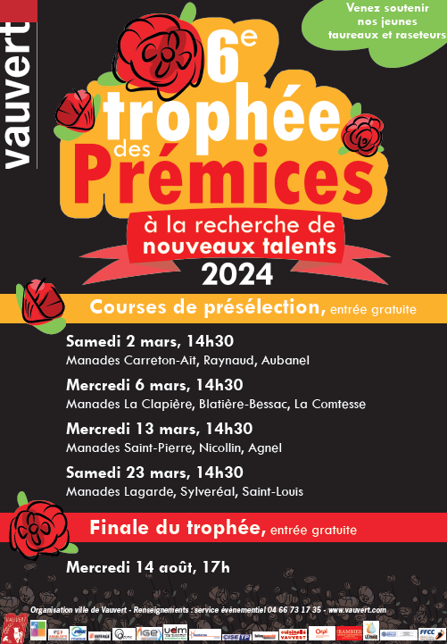 Trophée des prémices - Courses camarguaises à Vauvert