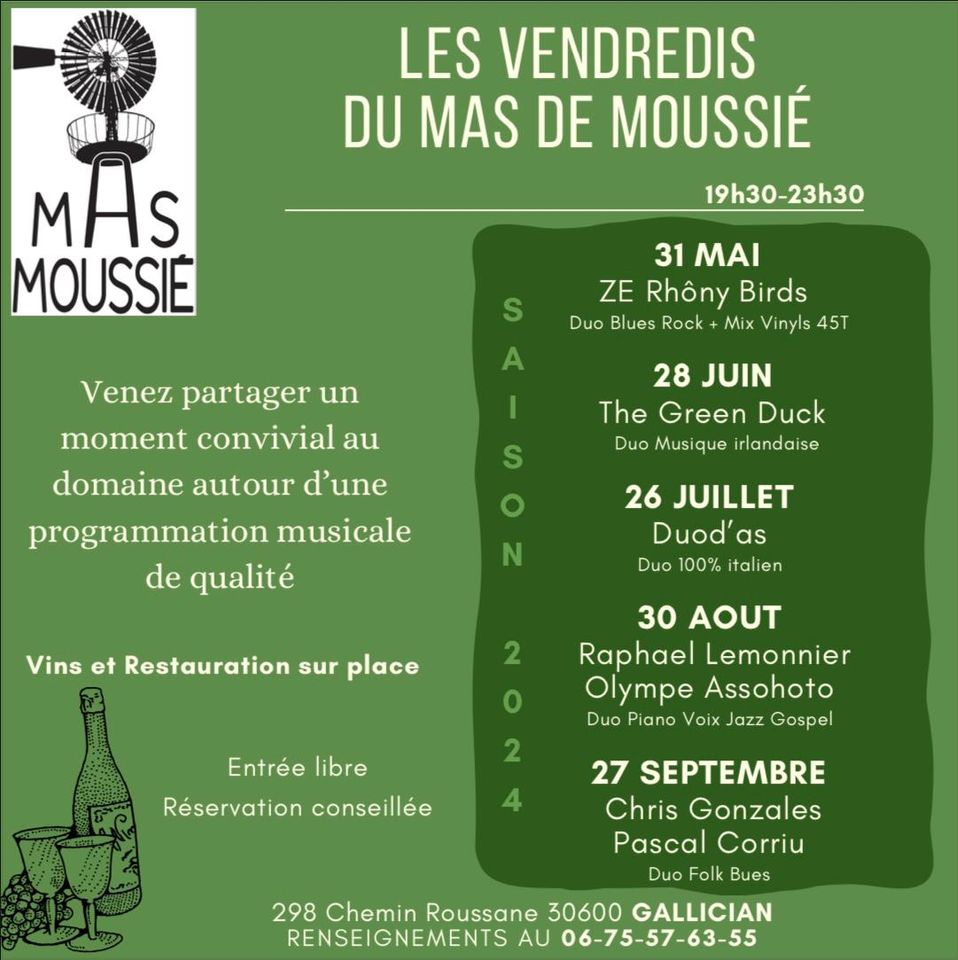 Vendredi Mas de Moussié