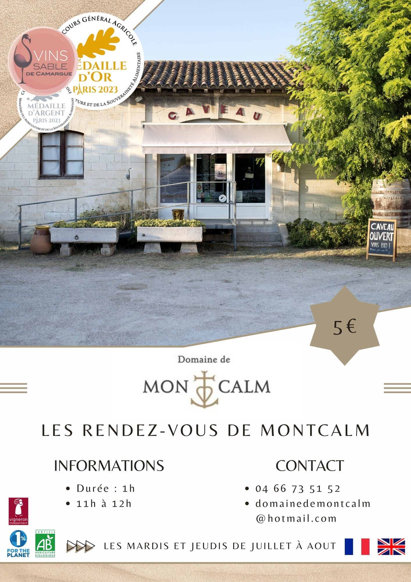 RDV de Montcalm juillet et aout