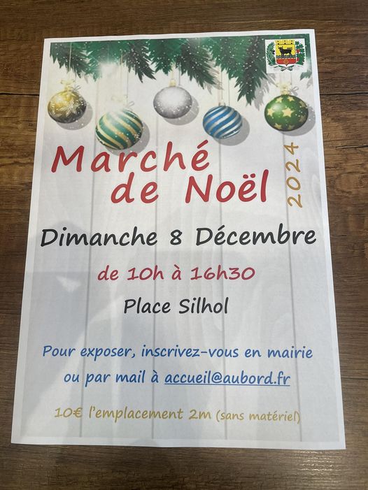 Marché de Noël à Aubord le 08 décembre 