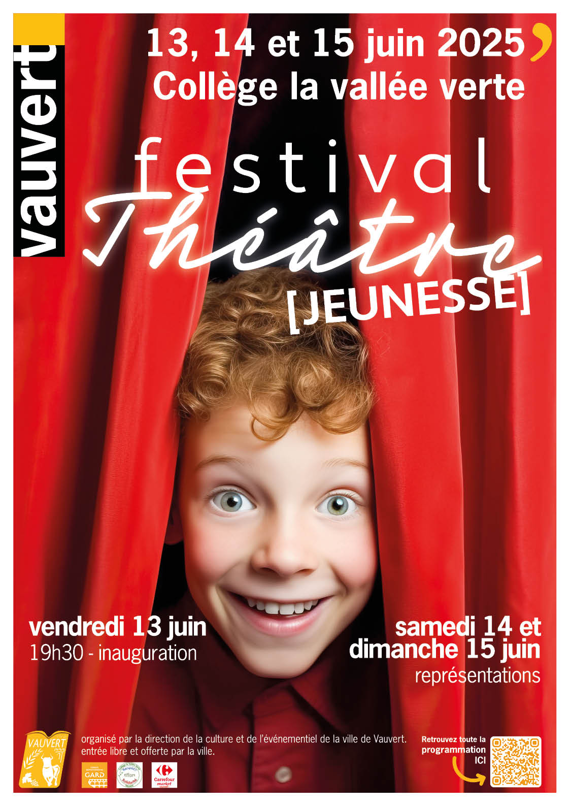 Festival Théâtre à Vauvert - 13, 14 et 15 juin 2025