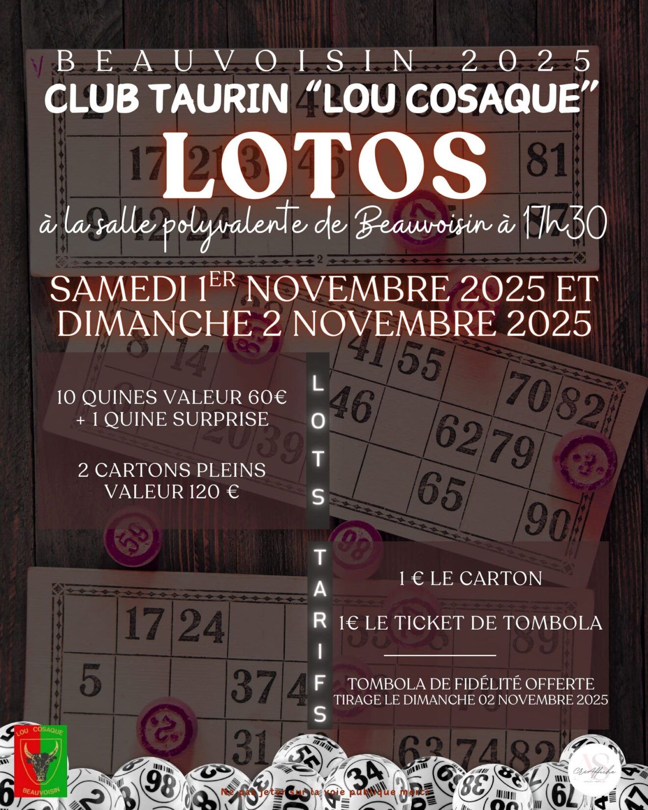 Lotos Beauvoisin 1 et 2 novembre 2025