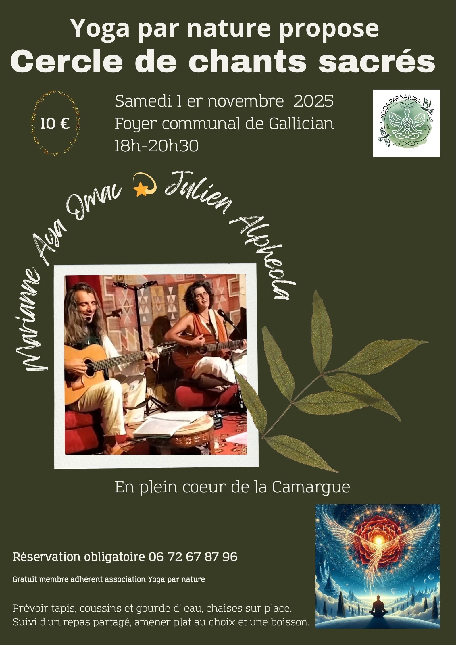Cercle de chants sacrés - Samedi 1er novembre à Gallician