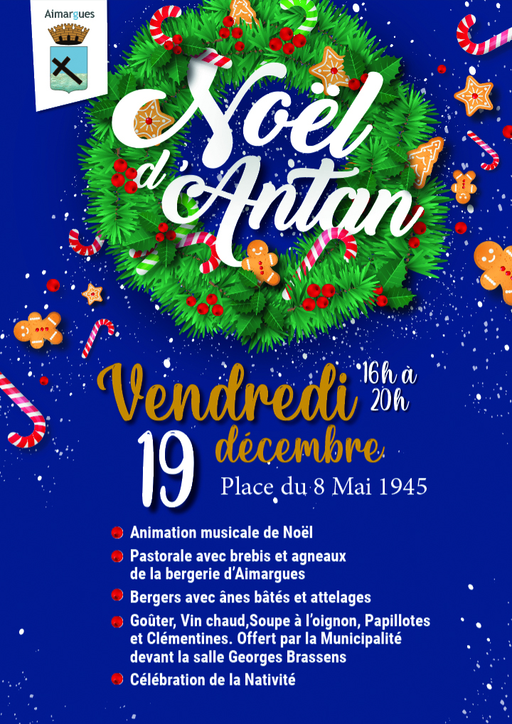 Noël d'Antan Vendredi 19 décembre à Aimargues