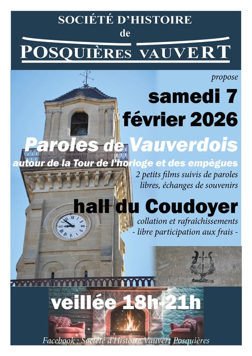 Paroles de Vauverdois - Société d'histoire Posquières Vauvert