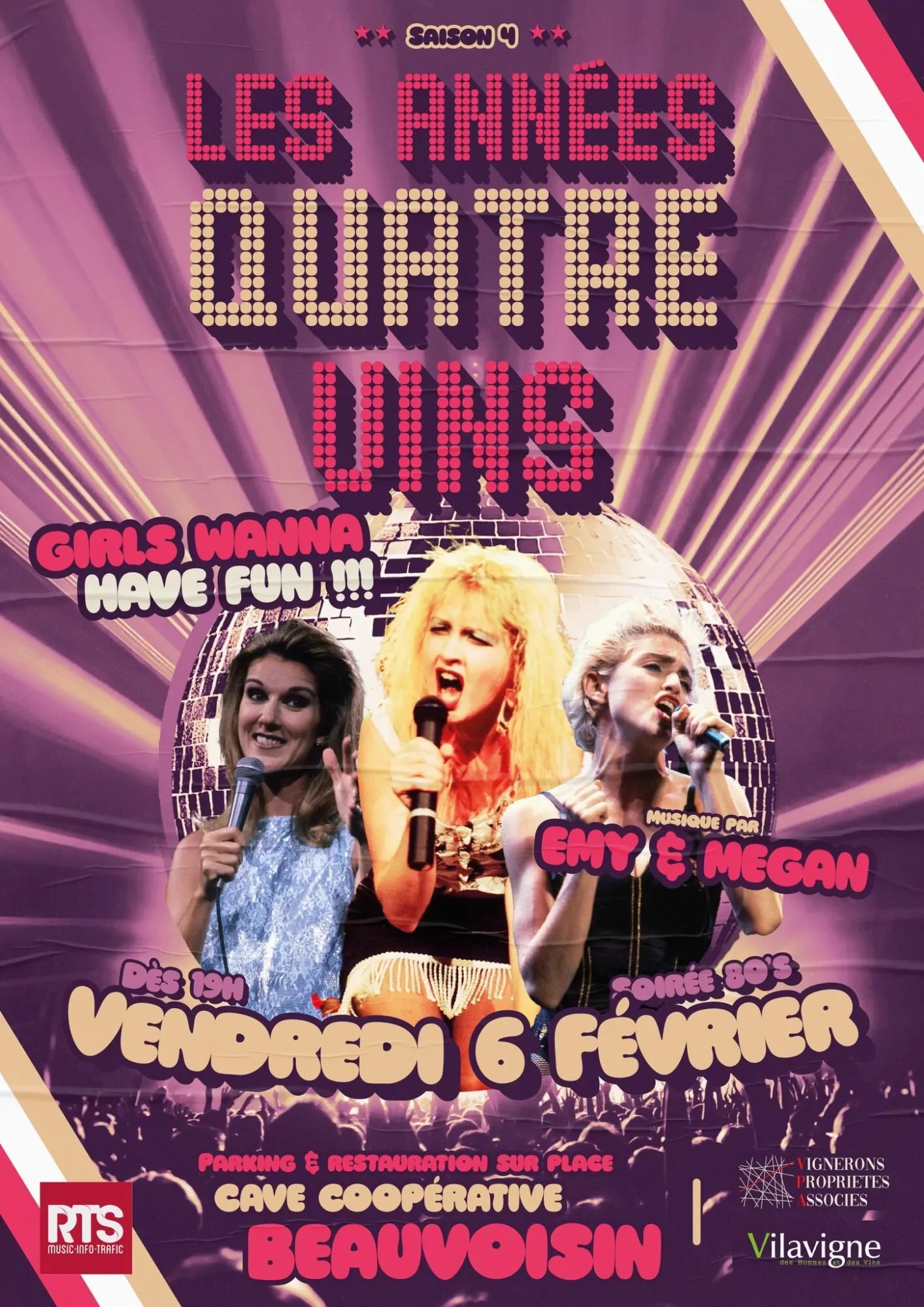 Les années Quatre Vins - Vendredi 07 mars - Beauvoisin