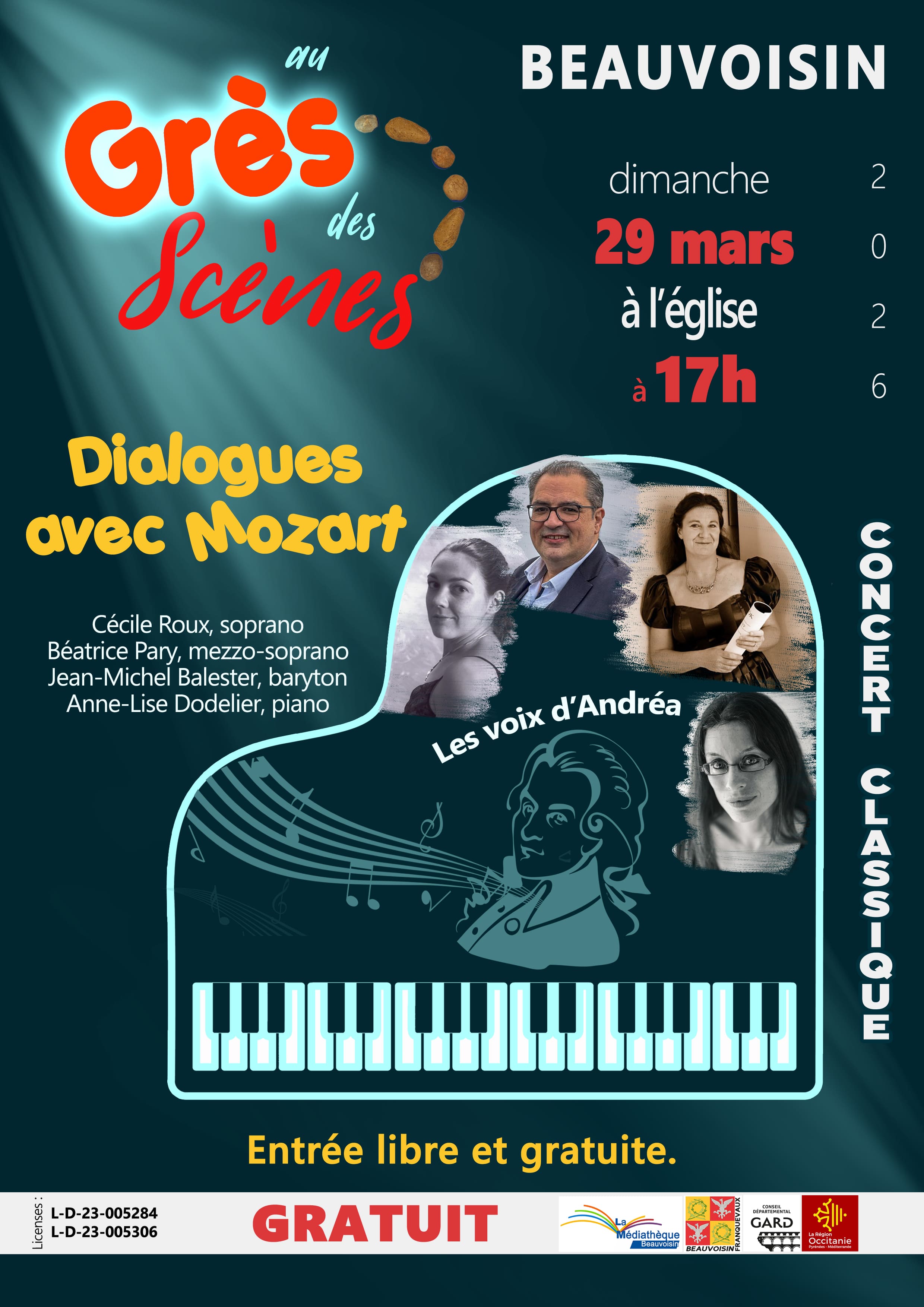 Au Grès des Scènes - Dialogues avec Mozart