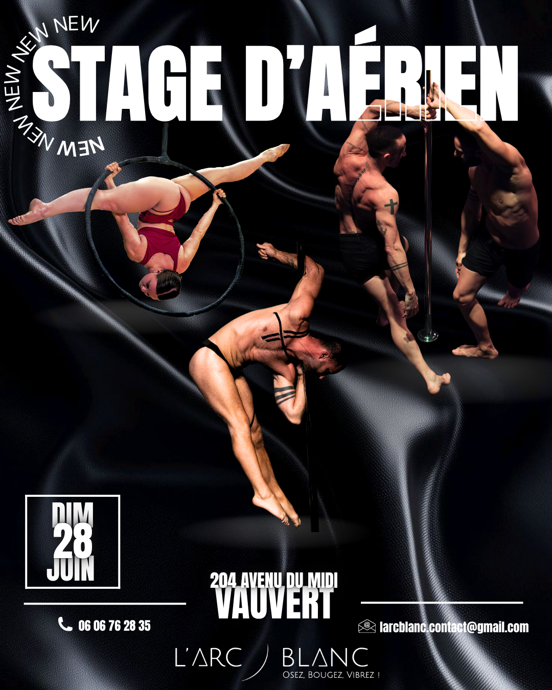 Stage d'aérien - L'Arc Blanc - Dimanche 28 juin à Vauvert