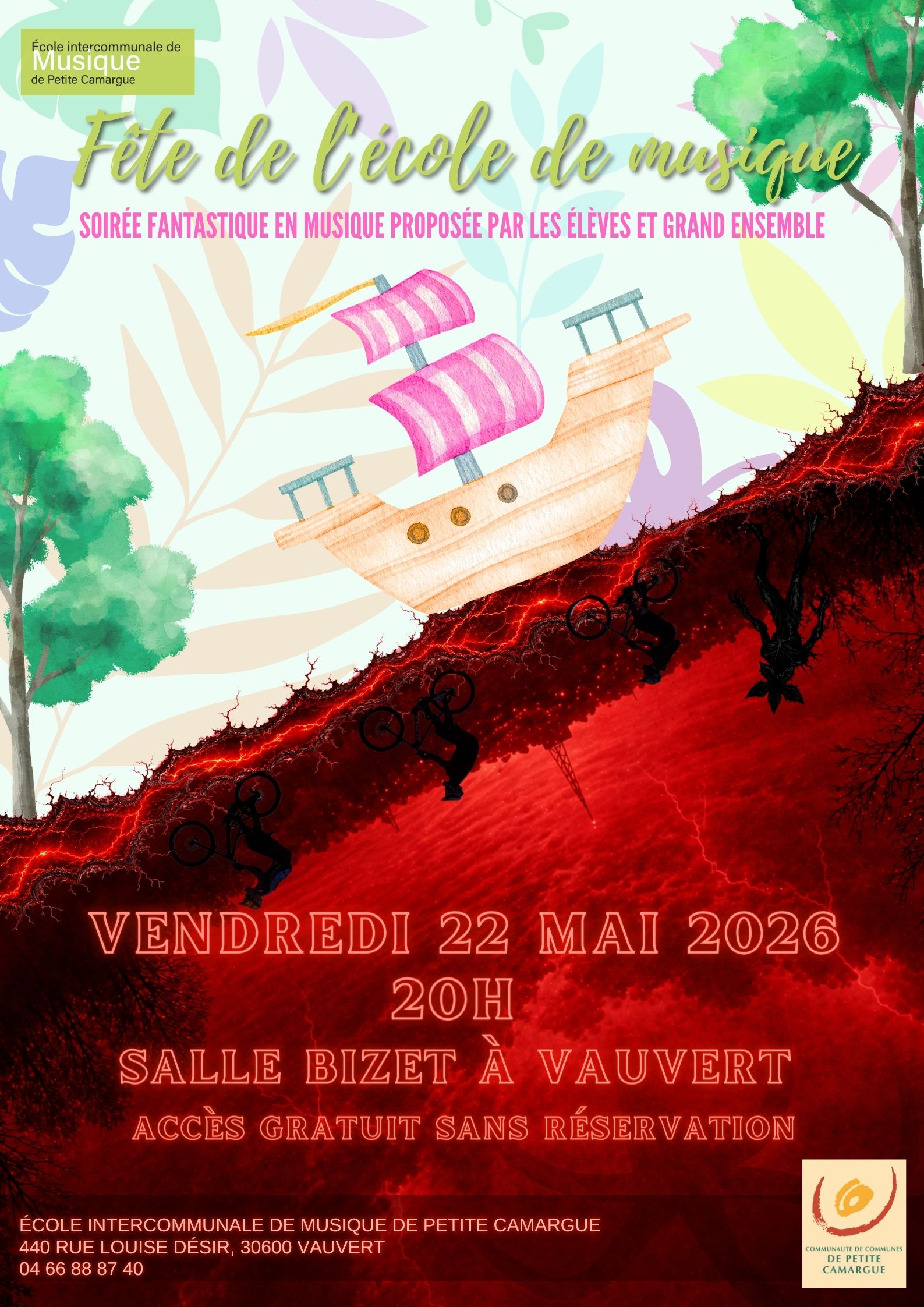 Fête de l'école de musique - vendredi 22 mai 2026 à Vauvert