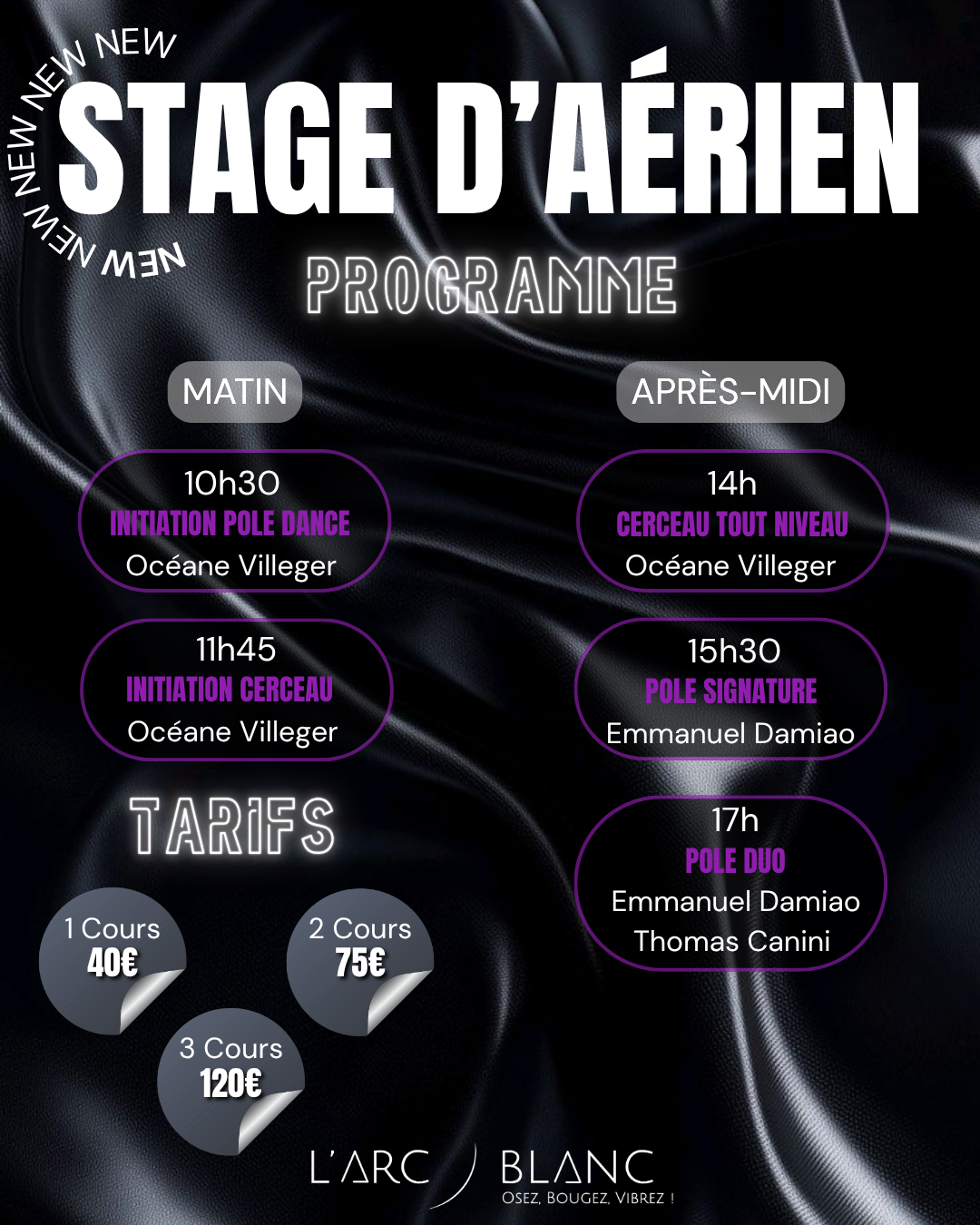Stage d'aérien - L'Arc Blanc - Dimanche 28 juin à Vauvert