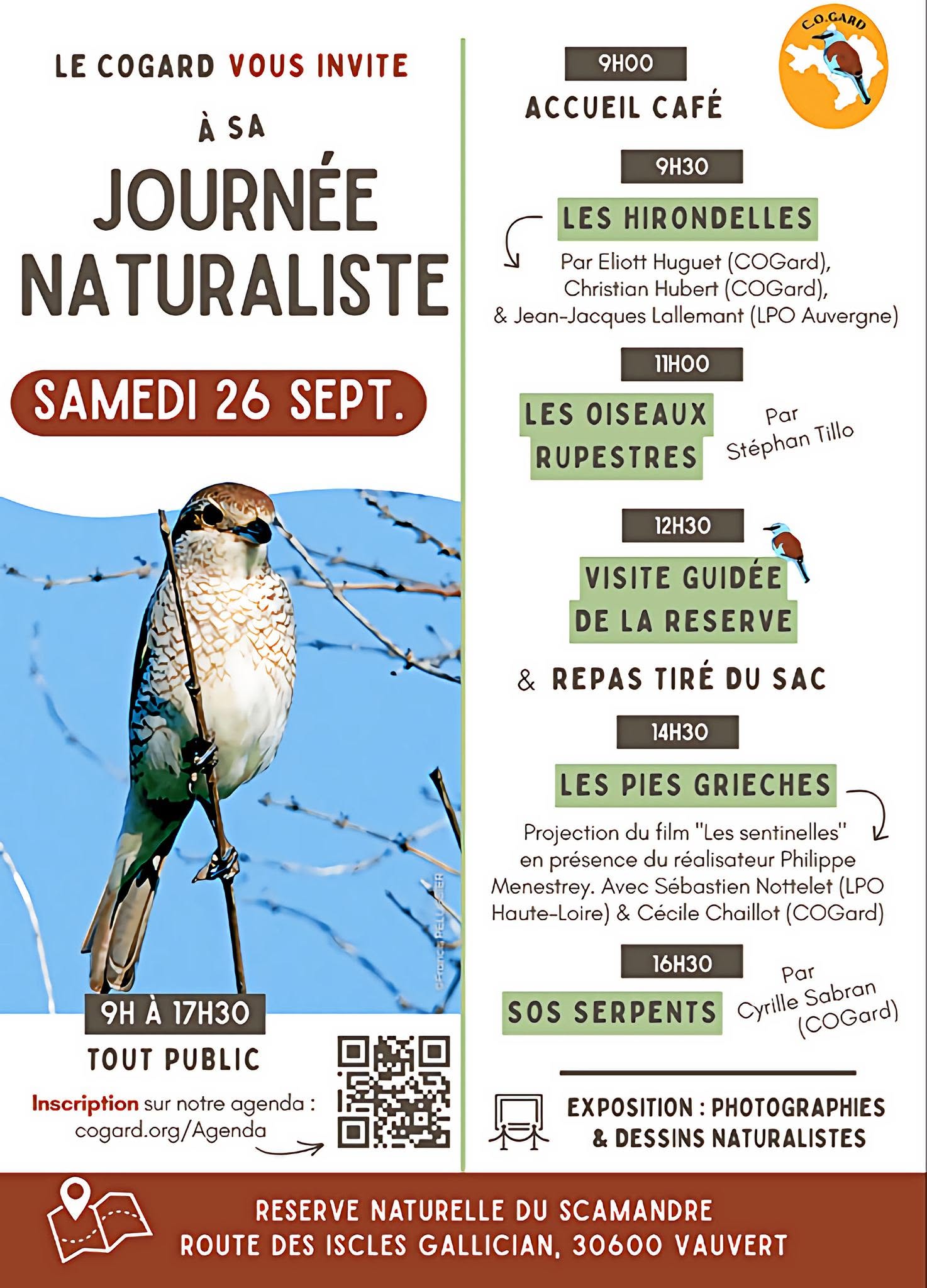 Journée naturaliste - Cogard - Samedi 26 septembre à Gallician