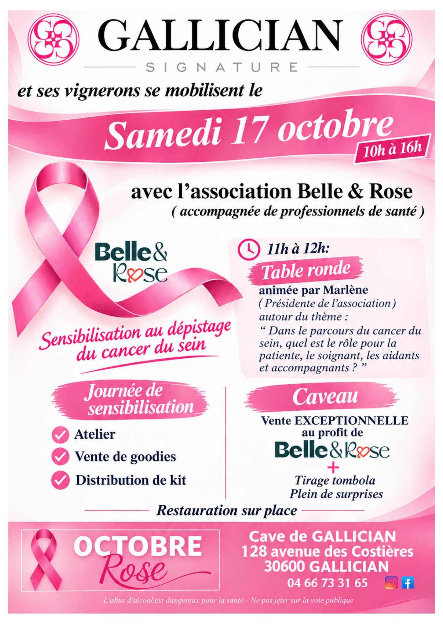 Samedi 17 octobre à Gallician - Cave Gallician Signature