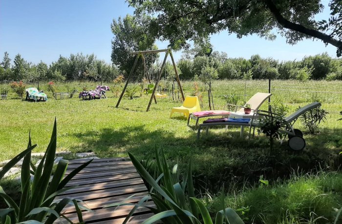 Furnished accommodation at Prés des Lones in Aubord children's games